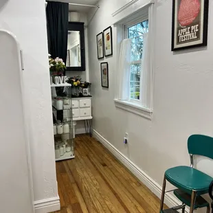 a view of the dining room