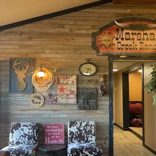 Reception area.