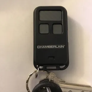 I got what I wanted a keychain remote, and all my other remotes work just fine.