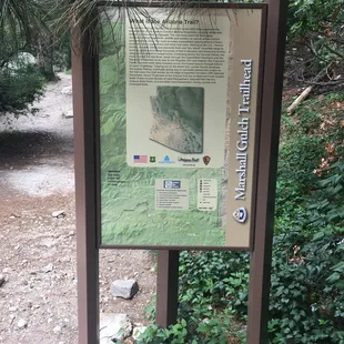 Marshall Gulch trail map and info!