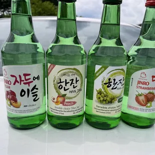 Good soju selection. There were other flavors like blueberry that I didn't buy