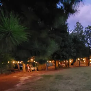 Outside Tables When The Sun Sets