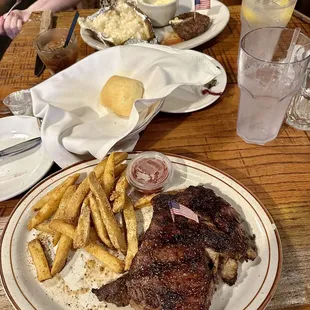 Ribeye and filet, Marshall Steakhouse