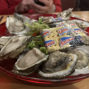 A dozen oysters