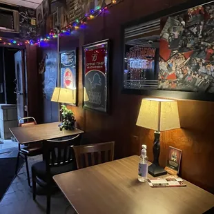 the interior of the restaurant