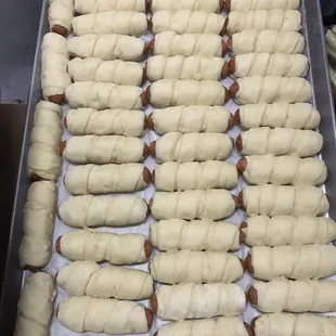 Try our new sausages roll (kolache)