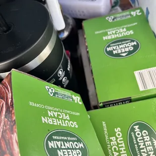 I can NEVER find southern pecan coffee, and my husband just loves it!