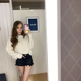 Found this cute sweater in the clearance, so I bought it!