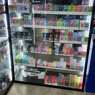 a display of cigarettes