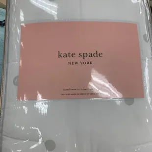 Kate Spade comforter set