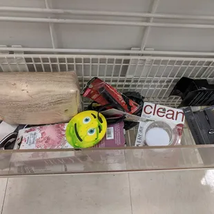 Beauty section is disgusting!! Needs to be cleaned up and organized