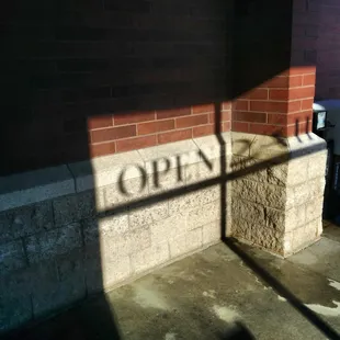 outside