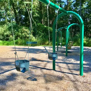 They have infant swings and a special assist swing along with a couple of regular swings