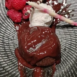 Lava cake is always a win!!!!