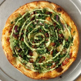 Pastor pizza like Mexican style