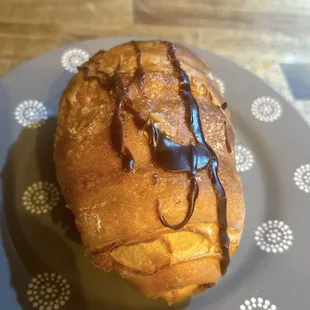 Dark chocolate croissant. Yum!!