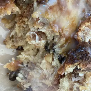Delicious bread pudding