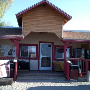 the front of the store