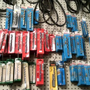 many different types of tools on display