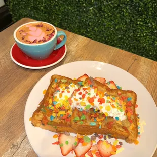 Fruity Pebbles French Toast