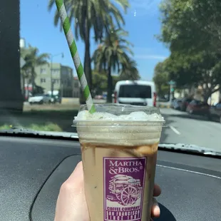 Iced Latte (disclaimer - I wasn't driving, my friend was! Don't Yelp and drive c:)