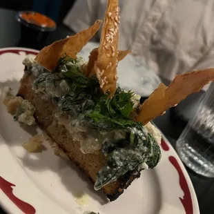 Spanakopita Toast