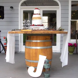 Cake table.