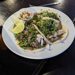 Need, chicken and steak tacos