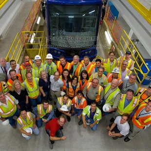 Publicity photo: The team involved in making the SunLink Streetcar project a reality