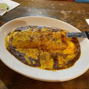 Cheese Enchilada w/ Chili Gravy (a la carte)