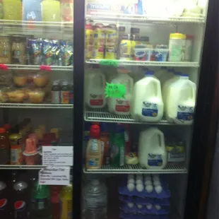 odd assortment of grocery items