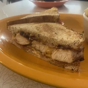 Avo Chicken Melt (with Bacon)