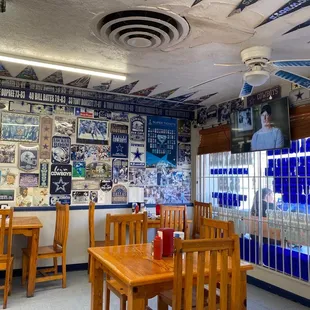 the interior of the restaurant