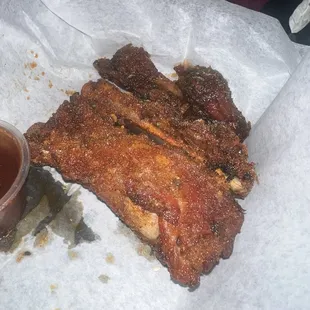 Fried ribs- we kept ordering them