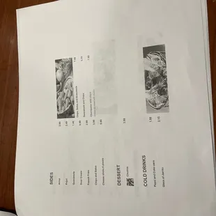 Menu page 4  (1/15/2022)