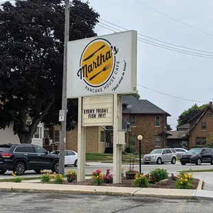 the sign