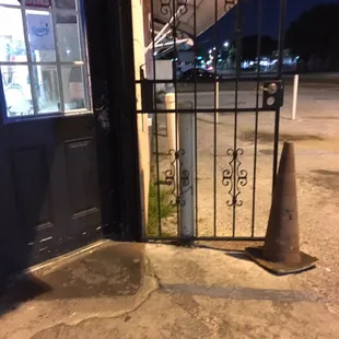 Outside door
