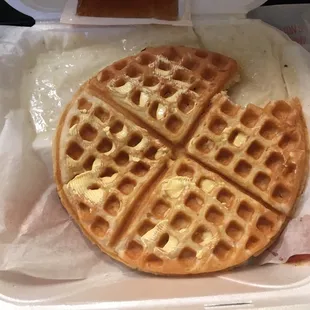food, waffles