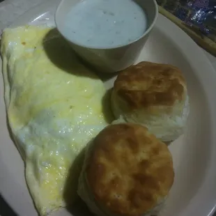 Ham&amp;cheese omelette