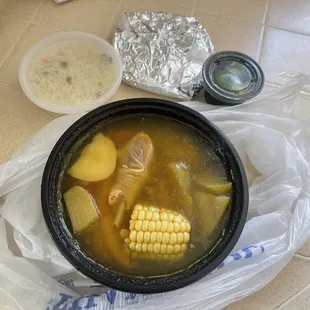 Caldo de pollo
