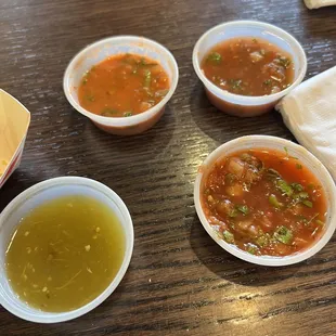 Top mild, bottom spicy I like bottom better