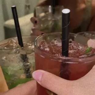 virgin mojito &amp; virgin raspberry mojito
