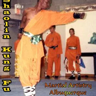 Team Steel Phoenix member Iwin White of Martial Artistry Shaolin Kung Fu &amp; Chinese Wushu at a martial arts show in Albuquerque.