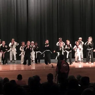 Martial Arts International Pre-Schoolers Program Students Demonstration