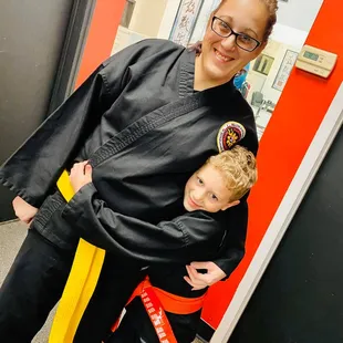 Martial Arts International Mommy and Son&apos;s Class :-)