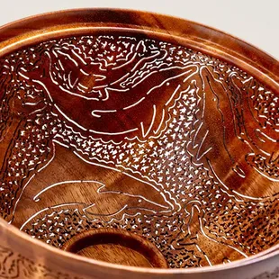 Martin &amp; MacArthur pierced Koa vessels