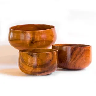 Gorgeous Koa umeke bowls made in Hawaii by the finest craftsmen using Big Island Koa wood