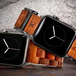 The only Koa wood bands for Apple Watch