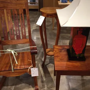 Yes, Martin &amp; MacArthur is famous for their Hawaiian wood furniture and restoration of historical koa wood pieces.