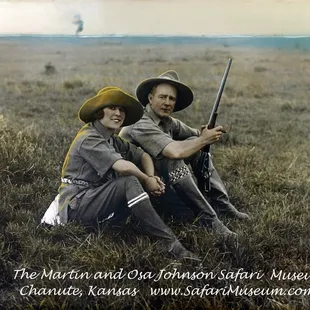 Martin and Osa Johnson  On the Serengeti